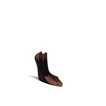 Women's Ecco Dress No-Show Socks Black | SG 420OKI